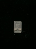 1 Gram .999 Fine Silver Footprint Silver Bullion Bar