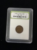 INB Slabbed Early Lincoln Wheat Back Penny Cent Coin 1950-1959
