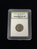 INB Slabbed Early Jefferson 5 Cent Nickel Coin 1938-1976