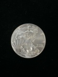 1 Troy Ounce .999 Fine Silver 2015 U.S. American Eagle Silver Bullion Round Coin