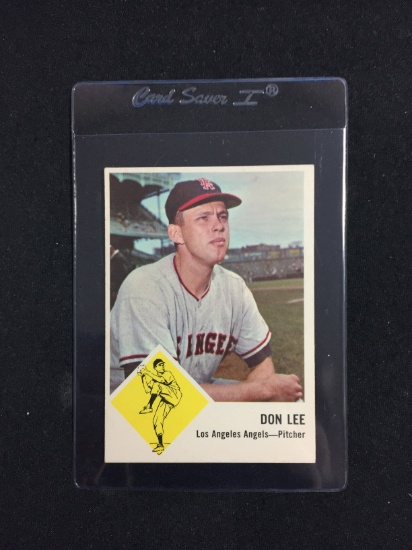 1963 Fleer #18 Don Lee Angels Baseball Card