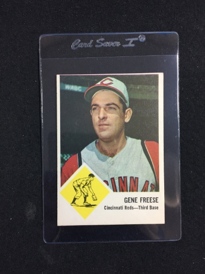 1963 Fleer #33 Gene Freese Reds Baseball Card