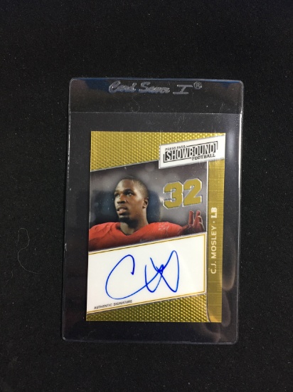 2014 Press Pass Showbound C.J. Mosley Ravens Rookie Autograph Football Card