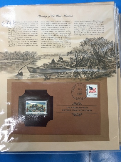 The American West Historic Stamp Collection - Opening of the West-Missouri