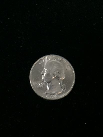 1964 United States Washington Quarter - 90% Silver Coin - BU Uncirculated Condition