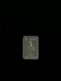 1 Gram .999 Fine Silver Masonic Square & Compass Silver Bullion Bar