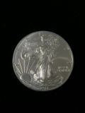 1 Troy Ounce .999 Fine Silver 2011 U.S. American Eagle Silver Bullion Round Coin
