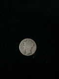 1926 United States Mercury Silver Dime - 90% Silver Coin