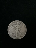 1935 United States Walking Liberty Silver Half Dollar - 90% Silver Coin