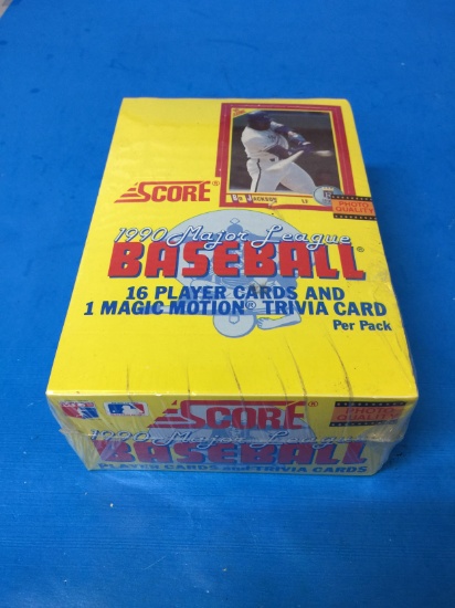 1990 Score Baseball 36 Pack Factory Sealed Unopened Box