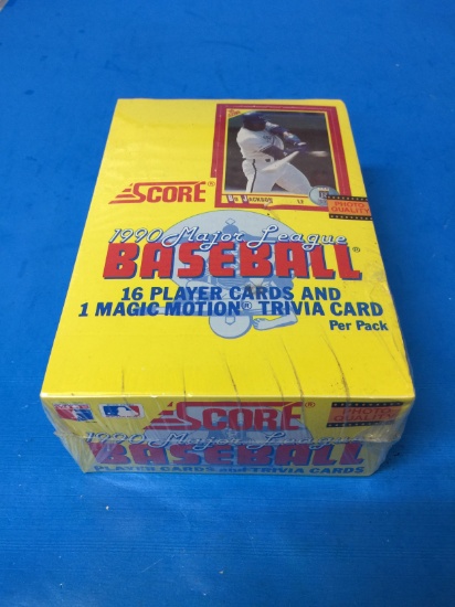 1990 Score Baseball 36 Pack Factory Sealed Unopened Box