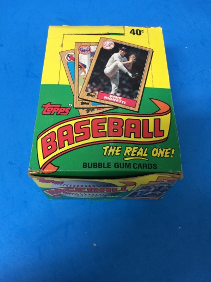 1987 Topps Baseball 36 Pack Unopened Box