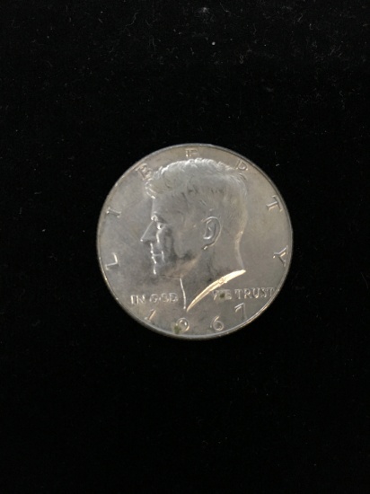 1967 United States Kennedy Half Dollar - 40% Silver Coin