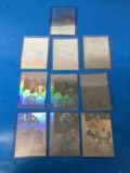 10 Card Lot of 1991-92 Upper Deck Hockey Award Winner Holograms - Mario Lemieux!