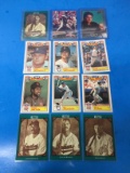 12 Card Lot of 1980's-1990's Baseball Card Insert Cards with Stars