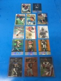 14 Card Lot of Football Star, Rookie, Vintage & Insert Cards!