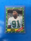 1986 Topps Reggie White Eagles Rookie Football Card