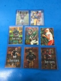 8 Card Lot of Football Star & Rookie Cards!