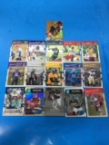 16 Card Lot of Football Star, Insert & Rookie Cards!