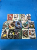 15 Card Lot of Football Star, Insert & Rookie Cards!