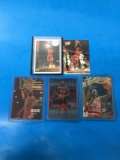 5 Card Lot of Michael Jordan Basketball Cards