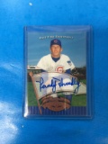 2005 Upper Deck Past Time Pennants Signatures Randy Hundley Cubs Autograph Baseball Card