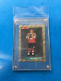 1992-93 Bowman Foil Brett Hull Hockey Card in Screwdown Holder