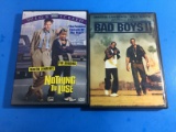 2 Movie Lot: MARTIN LAWRENCE: Nothing To Lose & Bad Boys II DVD