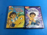 2 Movie Lot: Go Diego Go!: The Great Dinosaur Rescue & Moonlight Rescue DVD