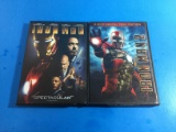 2 Movie Lot: ROBERT DOWNEY JR. Iron Man & Iron Man 2 DVD