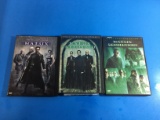 3 Movie Lot: KEANU REEVES: Matrix Trilogy: The Matrix, Reloaded & Revolutions DVD