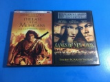 2 Movie Lot: DANIEL DAY-LEWIS: Gangs of New York & The Last of the Mohicans DVD