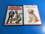 2 Movie Lot: OWEN WILSON: Wedding Crashers & Marley and Me DVD