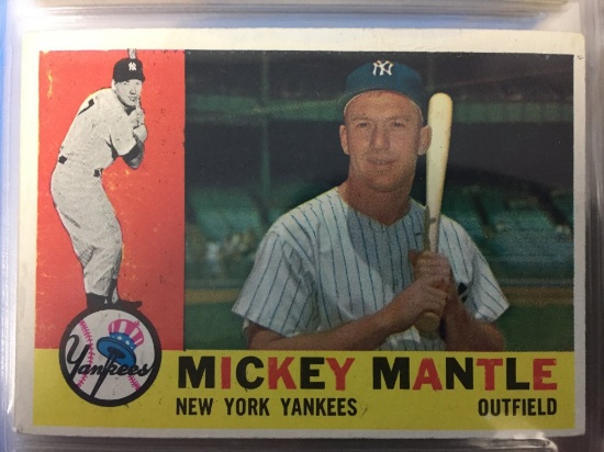 3/4 1960 Topps Baseball Complete Set Auction