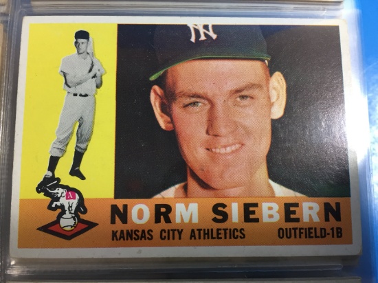 1960 Topps #11 Norm Siebern Athletics