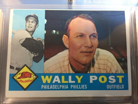 1960 Topps #13 Wally Post Phillies