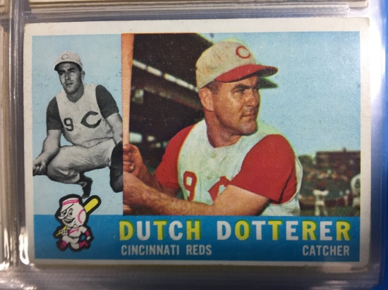 1960 Topps #21 Dutch Dotterer Reds