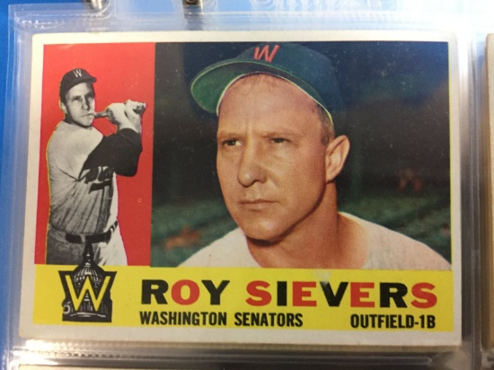 1960 Topps #25 Roy Sievers Senators