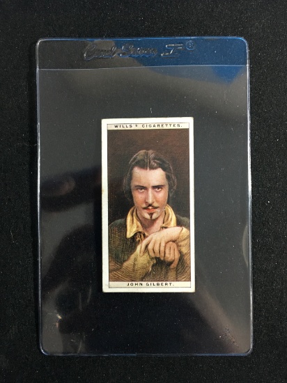 1928 Wills Cigarettes Cinema Stars John Gilbert Vintage Tobacco Card