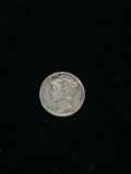 1940 United States Mercury Silver Dime - 90% Silver Coin