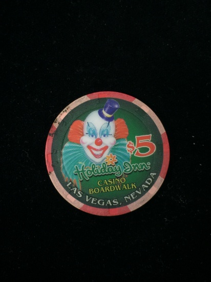 Holiday Inn Casino - Las Vegas, Nevada $5 Casino Chip - RARE