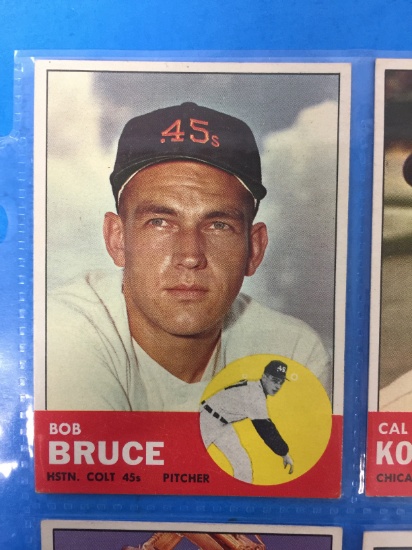 1963 Topps #24 Bob Bruce Colts Baseball Card