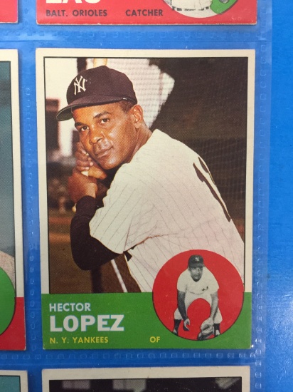 1963 Topps #92 Hector Lopez Yankees Baseball Card
