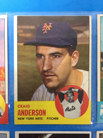 1963 Topps #59 Craig Anderson Mets Baseball Card