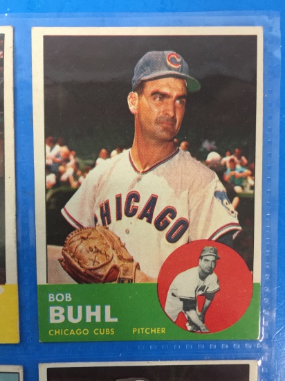 1963 Topps #175 Bob Buhl Cubs Baseball Card