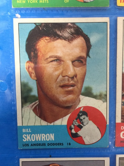 1963 Topps #180 Bill Skowron Dodgers Baseball Card