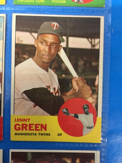 1963 Topps #198 Lenny Green Twins Baseball Card
