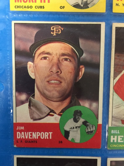 1963 Topps #388 Jim Davenport Giants Baseball Card