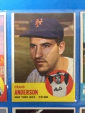 1963 Topps #59 Craig Anderson Mets Baseball Card