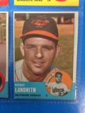 1963 Topps #209 Hobie Landrith Orioles Baseball Card